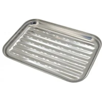 Tava Grill Cattara Din Otel Inoxidabil, 34x24x2.5cm