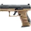 Pistol Umarex CO2 Airsoft Walther PPQ M2 T4E FDE CAL.43 8BB 5J Pistol Umarex CO2 Airsoft Walther PPQ M2 T4E FDE CAL.43 8BB 5J