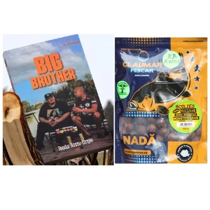 Carte " Big Brother" de Teodor Hossu Longin + 1 Punga Boilies Claumar Nuclear