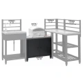 Dulap Modular Torino 2 CATTARA Bucatarie Exterioara, Suport De Gratar, TT14126, 80x47x69cm