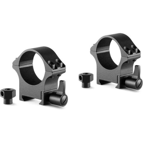 Inele Luneta Hawke Professional Steel Ring Mounts 30mm 2 Piece Weaver Medium