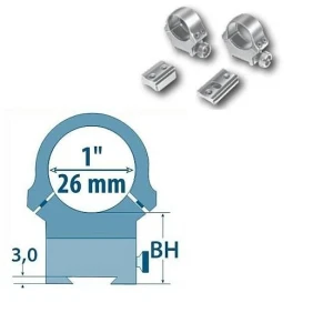 Prindere Ernst Apel G.m.b.h. Fixa Bar D=26mm / H=13,5mm Obiectiv 42-50