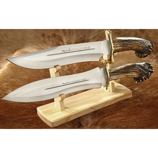 Suport Muela Wooden Display Stand, For Two Pieces