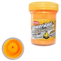 Pasta BERKLEY PowerBait Natural Glitter Trout Dough, Garlic, Fluo Orange Glitter, 50g Pasta BERKLEY PowerBait Natural Glitter Trout Dough, Garlic, Fluo Orange Glitter, 50g