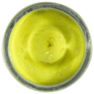 Pasta Berkley Powerbait Natural Glitter Trout Dough, Garlic, Yellow Glitter, 50g