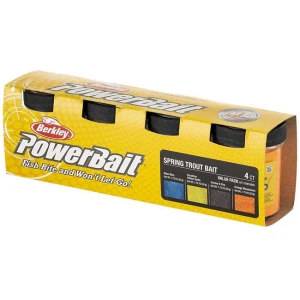 Pasta Flotanta 4 X Berkley Powerbait Trout Season Pack, Winter (iarna)