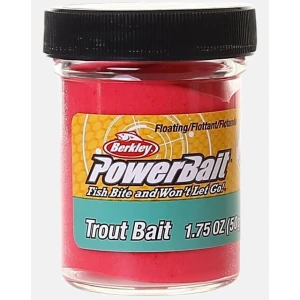 Pasta Flotanta Berkley Powerbait Trout Bait, Fluorescent Red