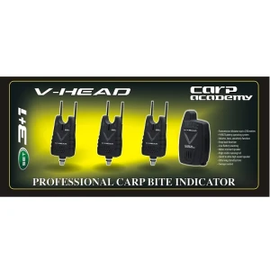 Set Avertizoare Carp Academy V-head 3+1