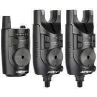 Set Avertizori Carp Academy Motive Carp, Black, 2+1