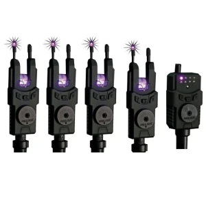 Trusa Prologic 4 Avertizori Plus Receiver Purple Ed.