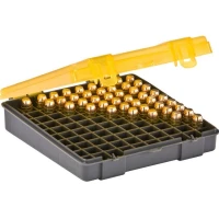 Cutie Munitie PLANO Handgun Ammo Case - .43 ACP, Gri/Galben transparent, 100 cartuse
