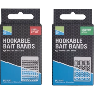Inele Elastice PRESTON Hookable Bait Bands, Medium, 84buc/pac