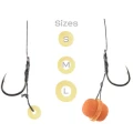 Inele Silicon ZFISH Micro Bait Bands, Marime L, 50buc/pac