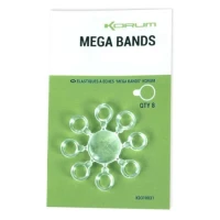 Inele siliconice Korum Mega Bands 8mm, 8buc/pac
