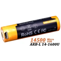 Acumulator cu Micro-USB Fenix 14500 - 1600mAh  ARB-L 14-1600U