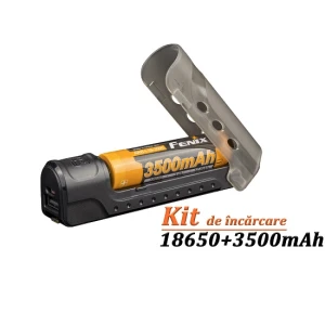 Kit De Incarcare Fenix Cu Acumulator Are-x11 18650 - 3500mah Inclus
