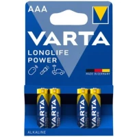 Baterii VARTA Alcaline High Energy AAA(r3), 4 buc/pac
