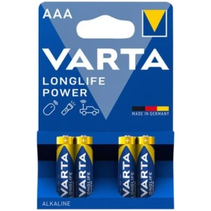 Baterii VARTA Alcaline High Energy AAA(r3), 4 buc/pac Baterii VARTA Alcaline High Energy AAA(r3), 4 buc/pac