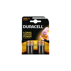 Baterii alcaline Duracell AAAK4 LR03 4 buc Baterii alcaline Duracell AAAK4 LR03 4 buc