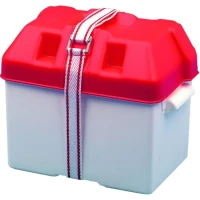 Cutie Pentru Baterie Trem 270x190x200mm, Alb/rosu