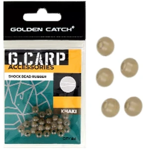 Bile Cauciuc GOLDEN CATCH Rubber Beads Kaki, 6mm,  24buc/pac