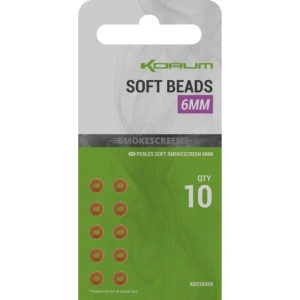 Bile Cauciuc Korum Smokescreen Soft Beads, 6mm, 10buc/pac