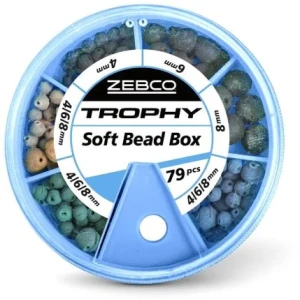 Bile Cauciuc ZEBCO Trophy Bead Box Mix, 89buc/pac
