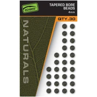 Bilute Cauciuc Fox Edges Naturals Tapered Bore Beads 4mm, 30buc/pac