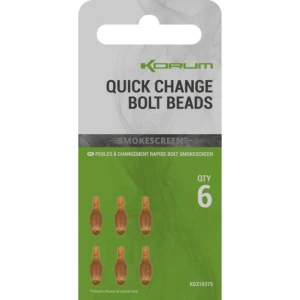 Bilute Korum Smokescreen Quick Change Bolt Beads, 6buc/pac
