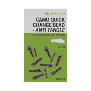 Korum Camo Quick Change Bead - Anti Tangle, 8buc/plic Korum Camo Quick Change Bead - Anti Tangle, 8buc/plic