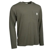 Bluza Nash Make It Happen Carp Logo Long Sleeve T Shirt Green, Marime M