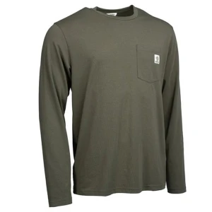 Bluza Nash Make It Happen Carp Logo Long Sleeve T Shirt Green, Marime S