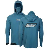 Bluza Uv Berkley Long Shirt Heather Teal, Masura Xxl