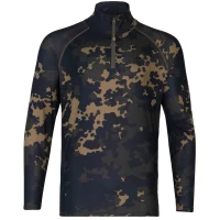 Bluza Uv Korda Kool Upf Zip Jersey, Dark Kamo, Marimea M