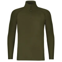 Bluza UV KORDA Kool UPF Zip Jersey, Dark Olive, Marimea 4XL