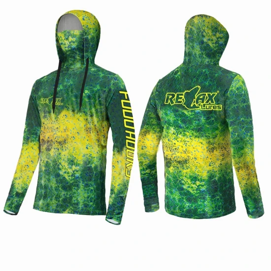 Bluza Relax Lures UV UPF 50+, Yellow Green