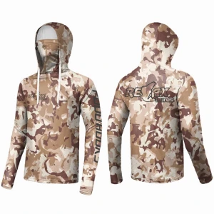 Bluza UV RELAX LURES UPF 50+, Hunting Camo, Marime XS Bluza UV RELAX LURES UPF 50+, Hunting Camo, Marime XS
