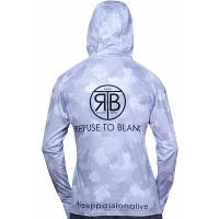 Bluza UV RTB REFUSE TO BLANK Long Sleeve Hoodie UPF 50+, Light Camo Grey, Marime S Bluza UV RTB REFUSE TO BLANK Long Sleeve Hoodie UPF 50+, Light Camo Grey, Marime S