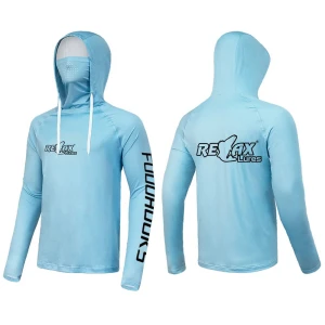 Bluza Uv Relax Lures Upf 50+, Light Blue, Marime S