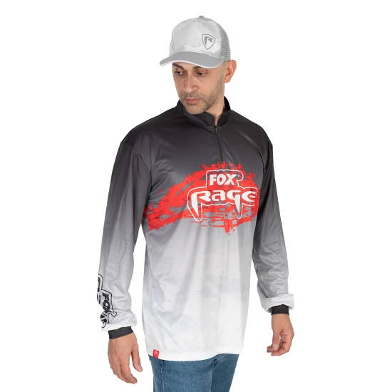 Bluza Fox Rage Performance Long Sleeve Shirt, Black/Grey