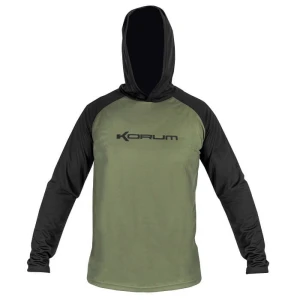 Bluza Korum Dri-active Hooded Long Sleeve T-shirt Marime Xxl