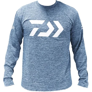 Bluza Daiwa D Old Shirt Long Sleeve 30, Light Blue, Marime L