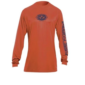 Bluza Flying Fisherman Logo Performance Tee Burnt Orange M
