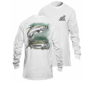 Bluza Flying Fisherman Tarpon White Long Sleeve Tee Xxl
