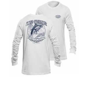 Bluza Flying Fisherman Tradition White Long Sleeve Tee Xxl