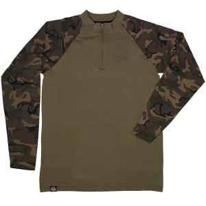 Bluza Fox Chunk Long Sleeved Zip Khaki Marimea Xxl