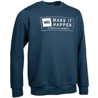 Bluza NASH Make It Happen Coordinates Jumper Navy Blue, Marime S Bluza NASH Make It Happen Coordinates Jumper Navy Blue, Marime S