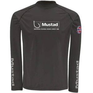 Tricou Mustad Maneca Lunga Negru Mar.2xl