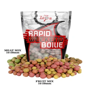 Boilies Carp Zoom Rapid Weekend 16-20mm 5kg Fruit Mix