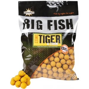 BOILIES DYNAMITE BAITS BIG FISH SWEET TIGER & CORN 15mm 1KG BOILIES DYNAMITE BAITS BIG FISH SWEET TIGER & CORN 15mm 1KG